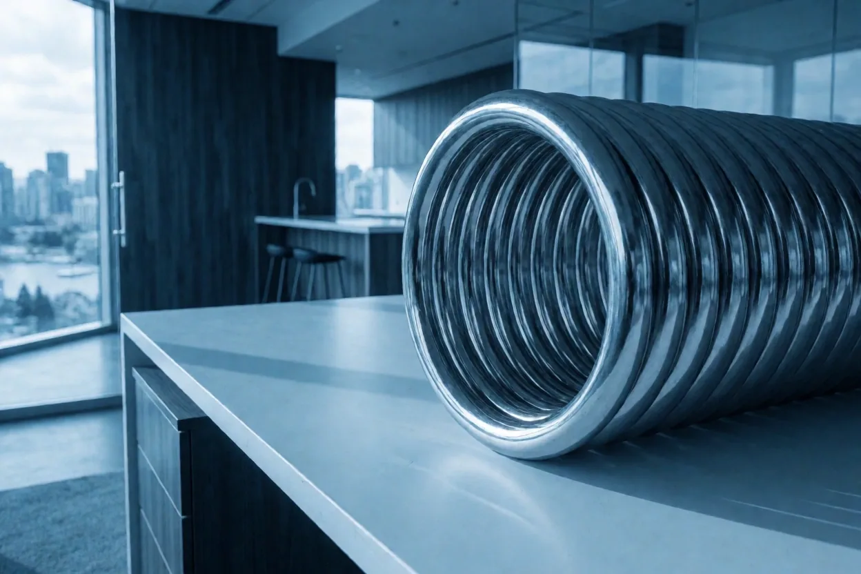 Tension spring representing workplace pressure